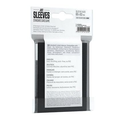 Just Sleeves - Standard Card Game Black - Bọc bài kích thước tiêu chuẩn - Gamegenic