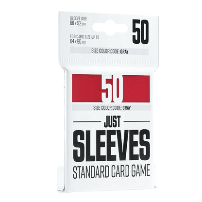 Just Sleeves - Standard Card Game Red - Bọc bài bảo vệ thẻ bài 66x92mm - Gamegenic