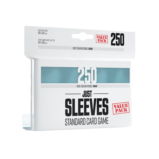 Just Sleeves - Value Pack Clear - Bọc bài trong suốt (250 cái) - Gamegenic