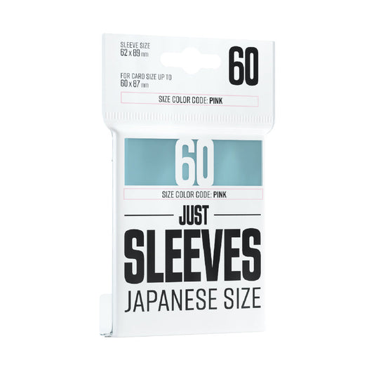 Just Sleeves - Japanese Size Clear | Bọc bài thẻ bài TCG Trong suốt | Gamegenic