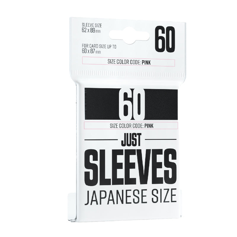 Just Sleeves - Japanese Size Black - Bọc Bài Kích Thước Nhật Bản Gamegenic