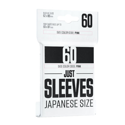 Just Sleeves - Japanese Size Black - Bọc Bài Kích Thước Nhật Bản Gamegenic
