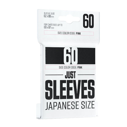 Just Sleeves - Japanese Size Black - Bọc Bài Kích Thước Nhật Bản Gamegenic