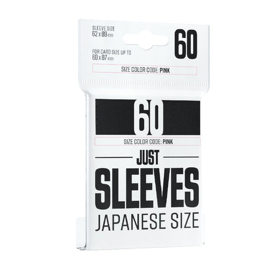Just Sleeves - Japanese Size Black - Bọc Bài Kích Thước Nhật Bản Gamegenic