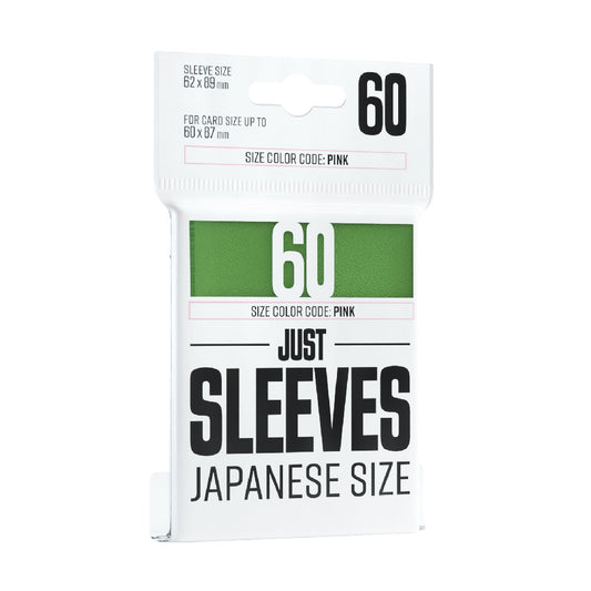 Just Sleeves - Japanese Size Green - Bọc bài bảo vệ thẻ bài kích thước Nhật Bản - Gamegenic