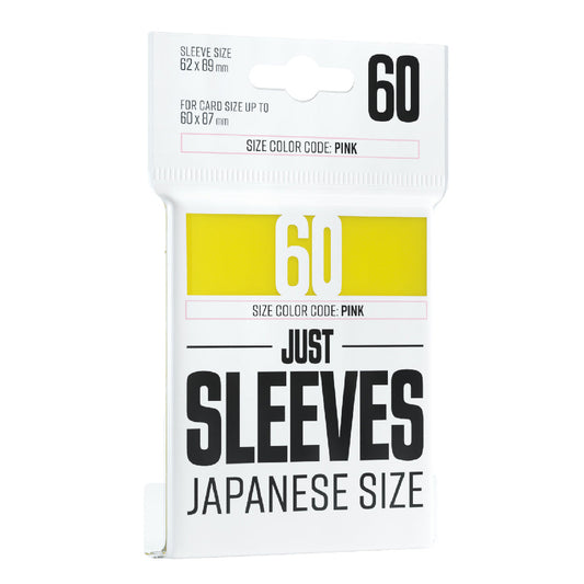 Just Sleeves - Japanese Size Yellow - Bọc bài kích thước Japanese - Gamegenic