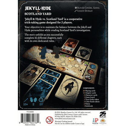 Jekyll & Hyde vs Scotland Yard - Board Game Thẻ Bài Chiến Thuật Hợp Tác - 25th Century Games