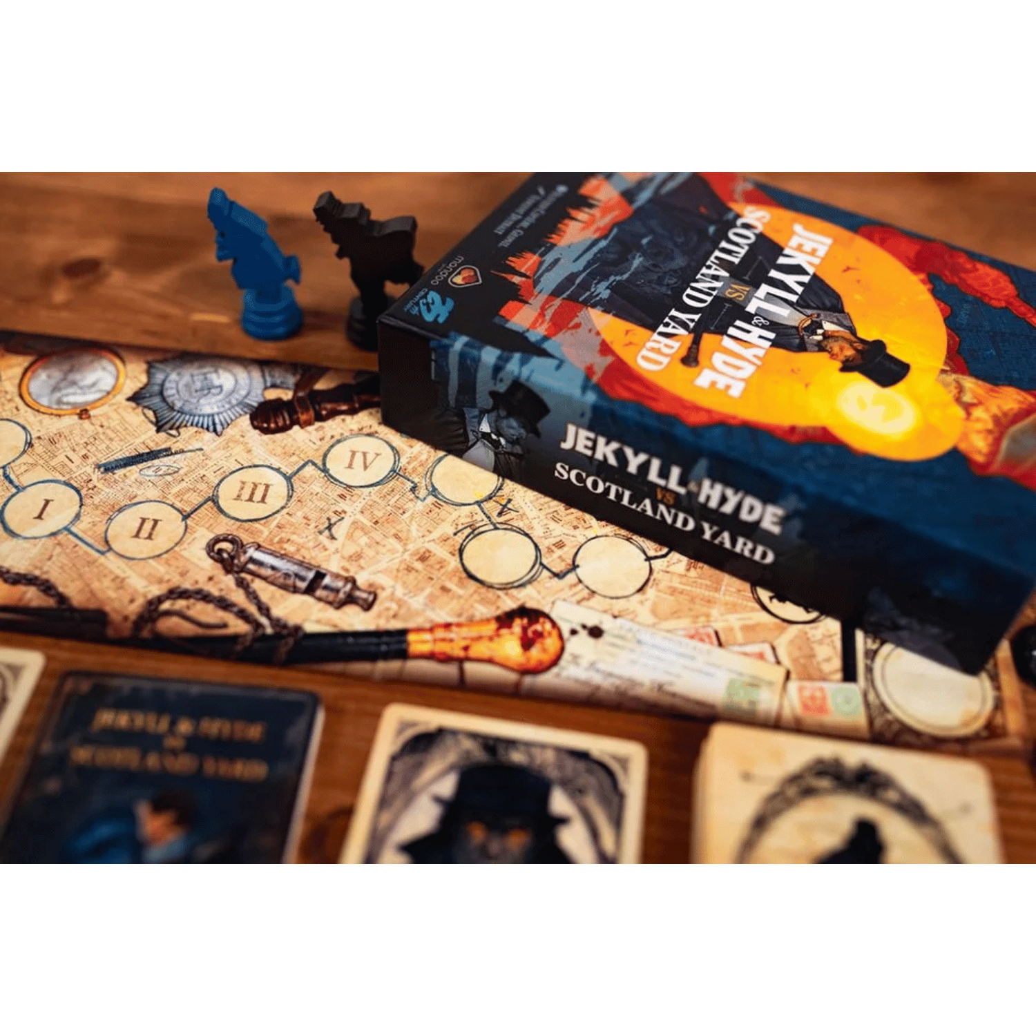 Jekyll & Hyde vs Scotland Yard - Board Game Thẻ Bài Chiến Thuật Hợp Tác - 25th Century Games - Hình ảnh bổ sung 4