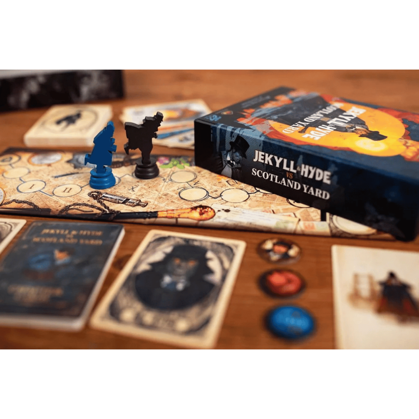 Jekyll & Hyde vs Scotland Yard - Board Game Thẻ Bài Chiến Thuật Hợp Tác - 25th Century Games - Hình ảnh bổ sung 5