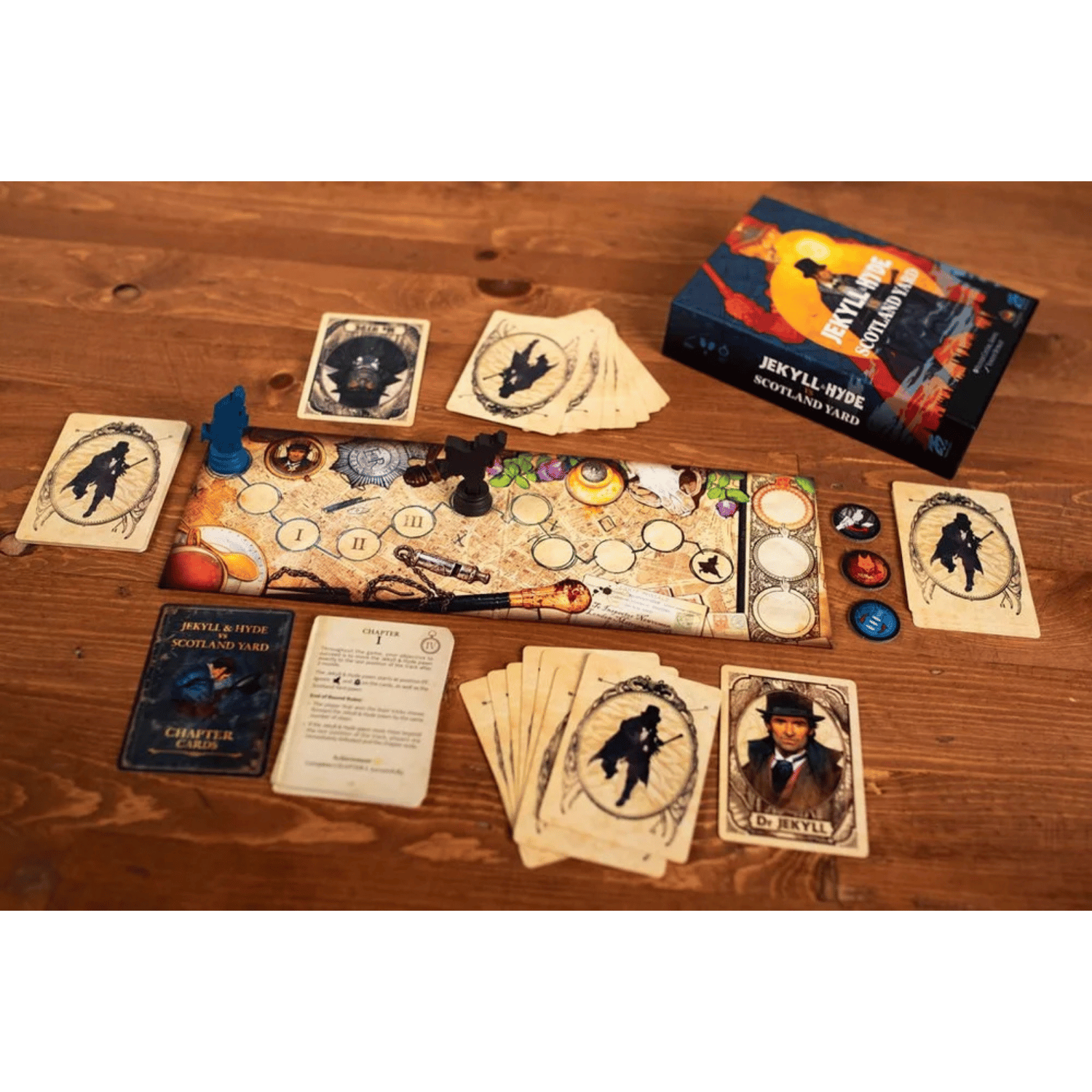 Jekyll & Hyde vs Scotland Yard - Board Game Thẻ Bài Chiến Thuật Hợp Tác - 25th Century Games - Góc nhìn khác 3