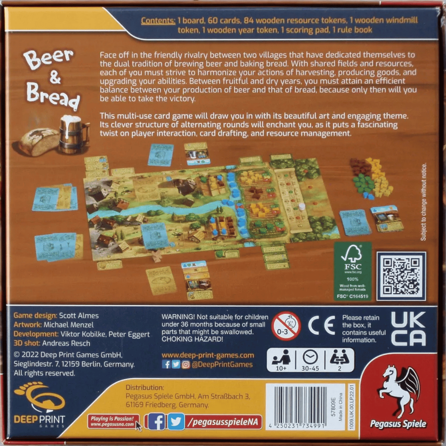 Beer & Bread - Board Game Chiến Thuật 2 Người - Capstone Games Capstone Games - ảnh 5 - Board Games