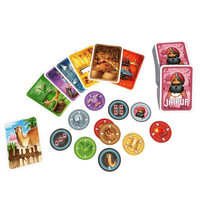 Jaipur - Board Game Thẻ Bài Chiến Thuật 2 Người - Asmodee - Hình ảnh chi tiết 2