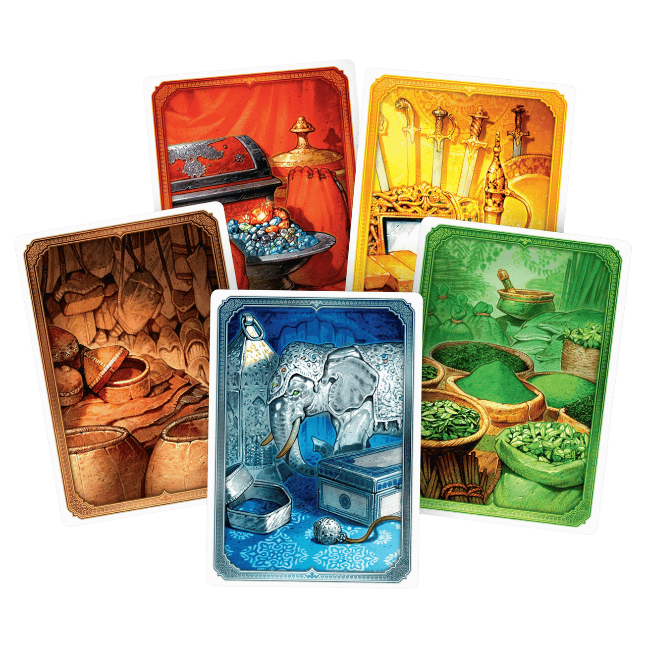 Jaipur - Board Game Thẻ Bài Chiến Thuật 2 Người - Asmodee - Góc nhìn khác 3