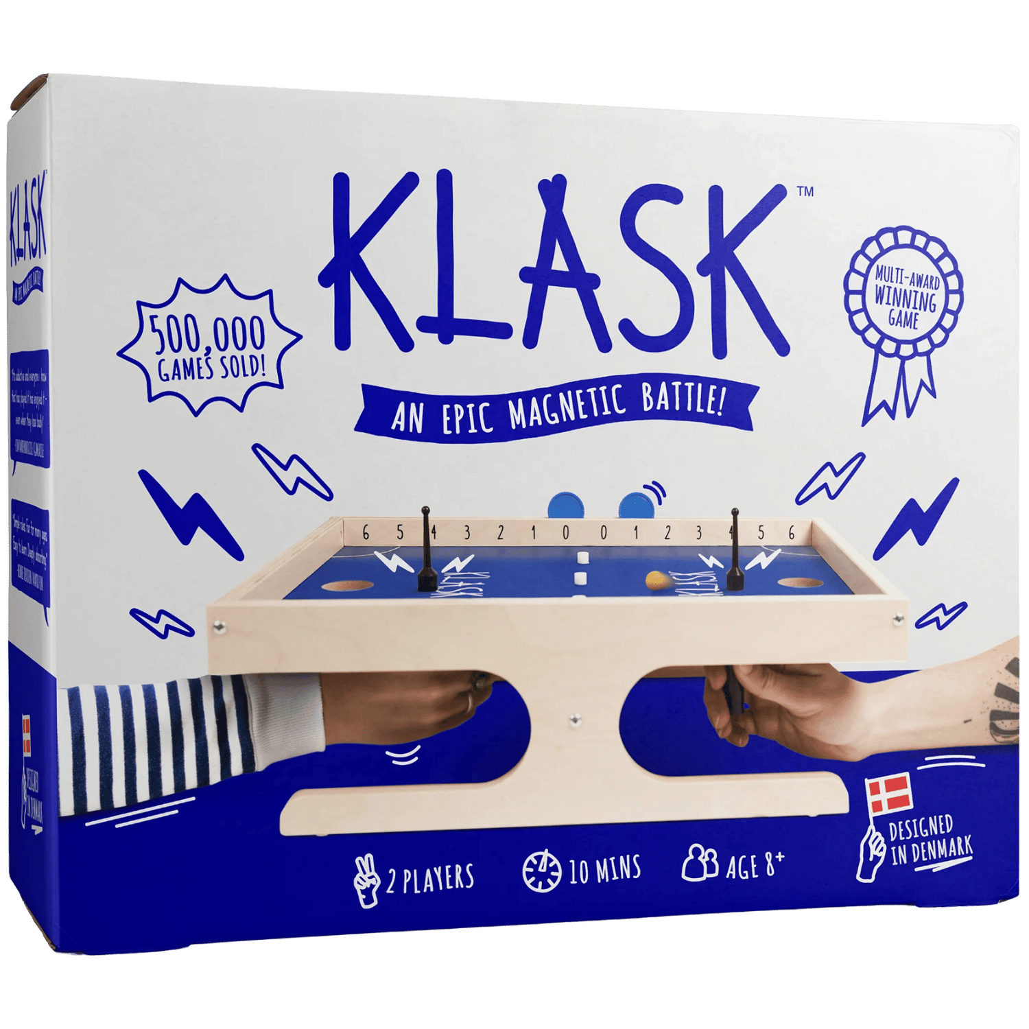 Klask - Trò Chơi Đối Kháng Nam Châm Phản Xạ - Asmodee - Hình ảnh sản phẩm