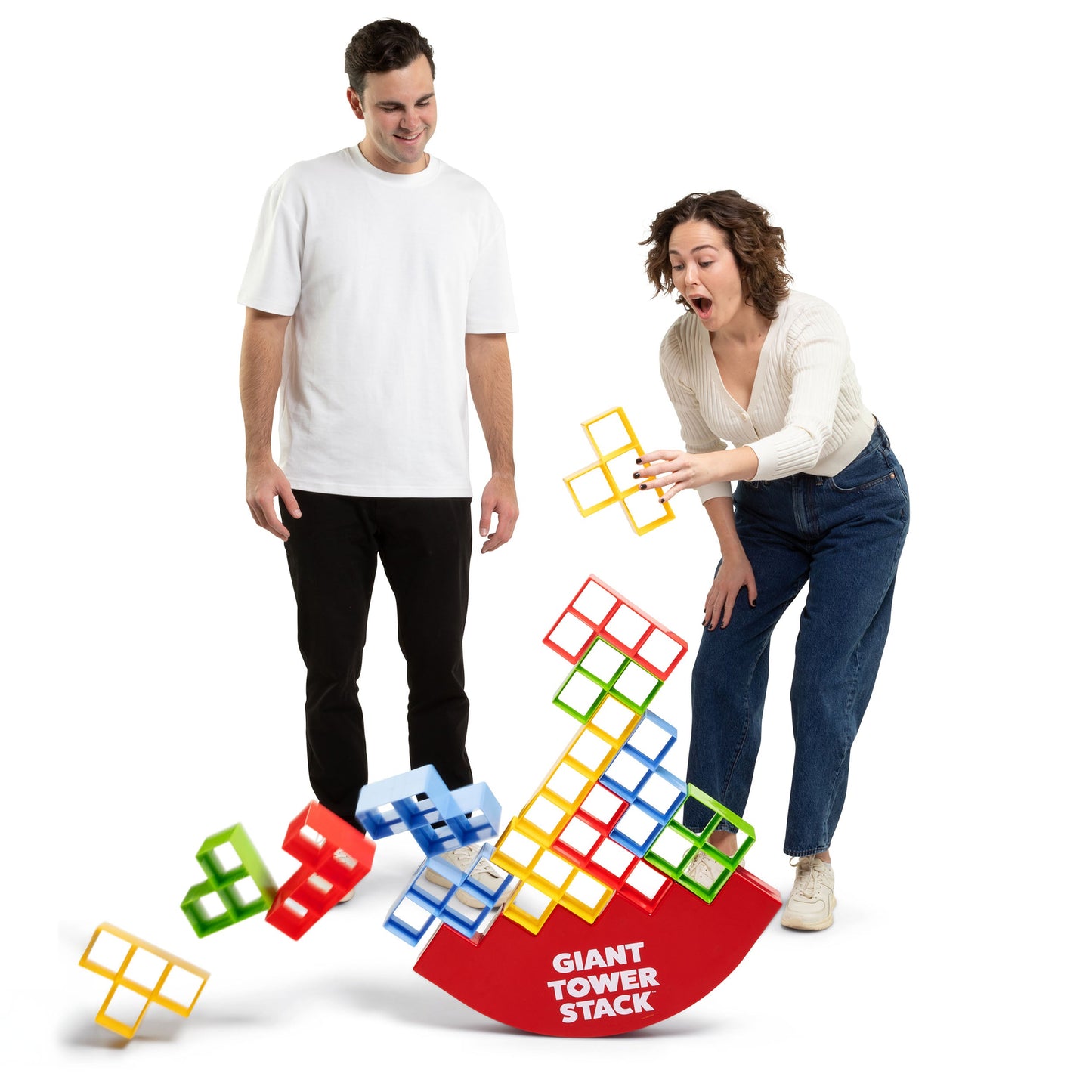 Giant Tower Stack – Trò Chơi Xếp Gỗ Ngoài Trời Khổng Lồ – Relatable - Hình ảnh chi tiết 2
