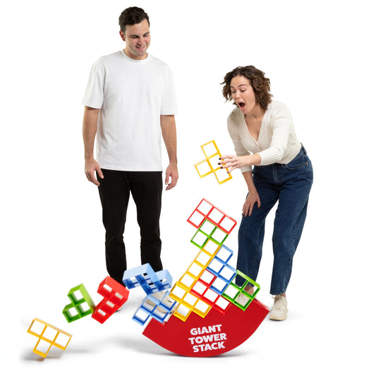 Giant Tower Stack – Trò Chơi Xếp Gỗ Ngoài Trời Khổng Lồ – Relatable - Hình ảnh chi tiết 2