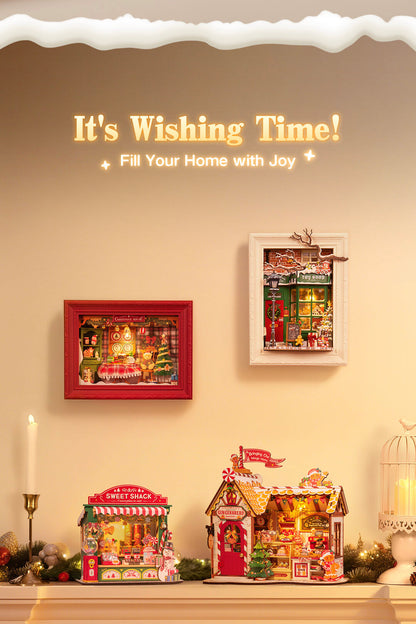 Rolife Gingerbread House DIY Miniature House DG176 - Mô hình nhà gỗ DIY Tiệm bánh gừng - Robotime