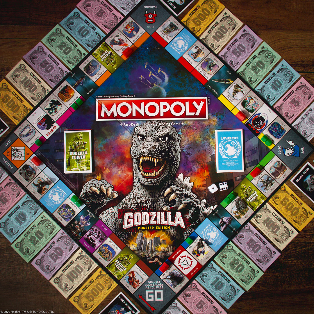 MONOPOLY®: Godzilla - Cờ tỷ phú chủ đề quái vật Kaiju - The Op Games