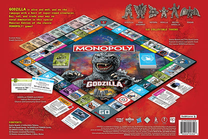 MONOPOLY®: Godzilla - Cờ tỷ phú chủ đề quái vật Kaiju - The Op Games