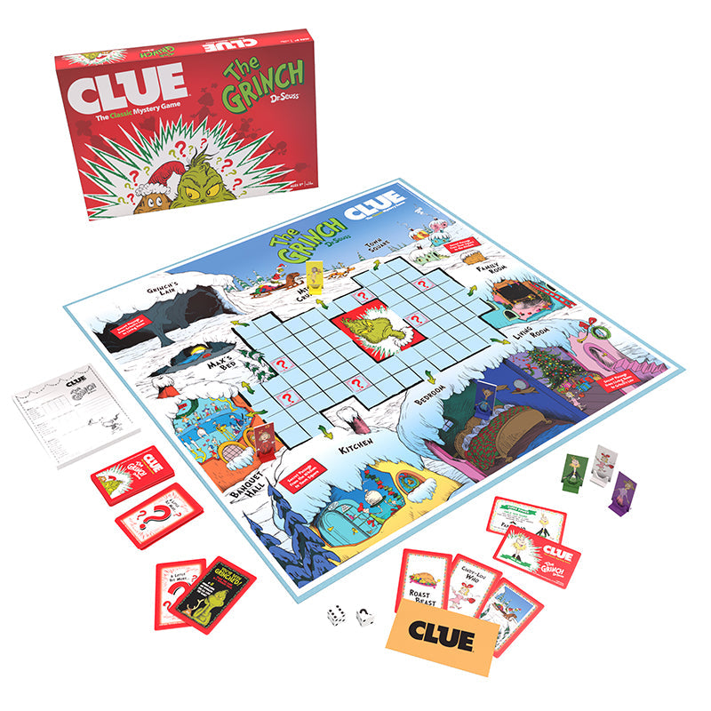 CLUE®: Grinch - Board Game Trinh Thám Giáng Sinh - The Op Games