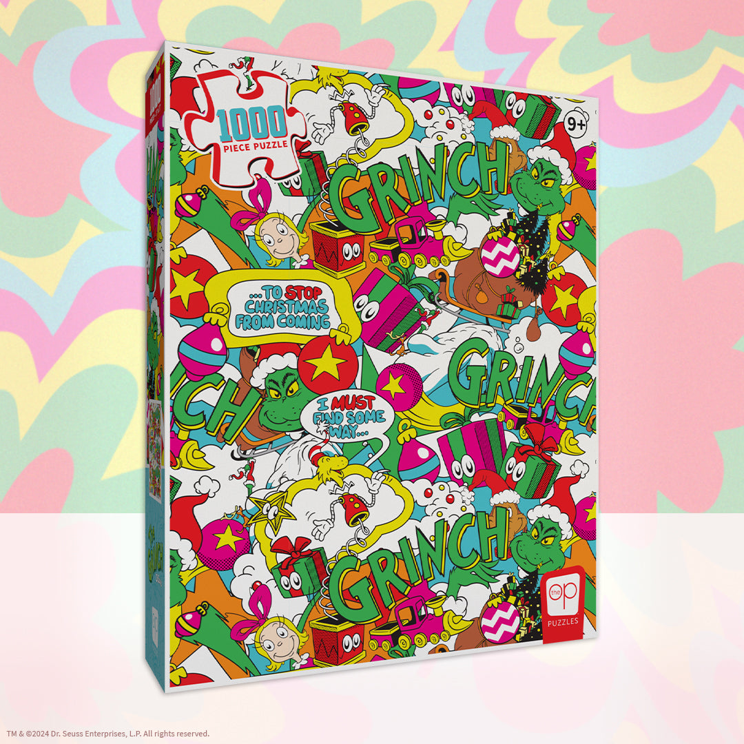 Grinch "Poppin" 1,000 Piece Puzzle - Trò chơi xếp hình 1000 mảnh - The Op Games The Op Games - ảnh 8 - Jigsaw Puzzle