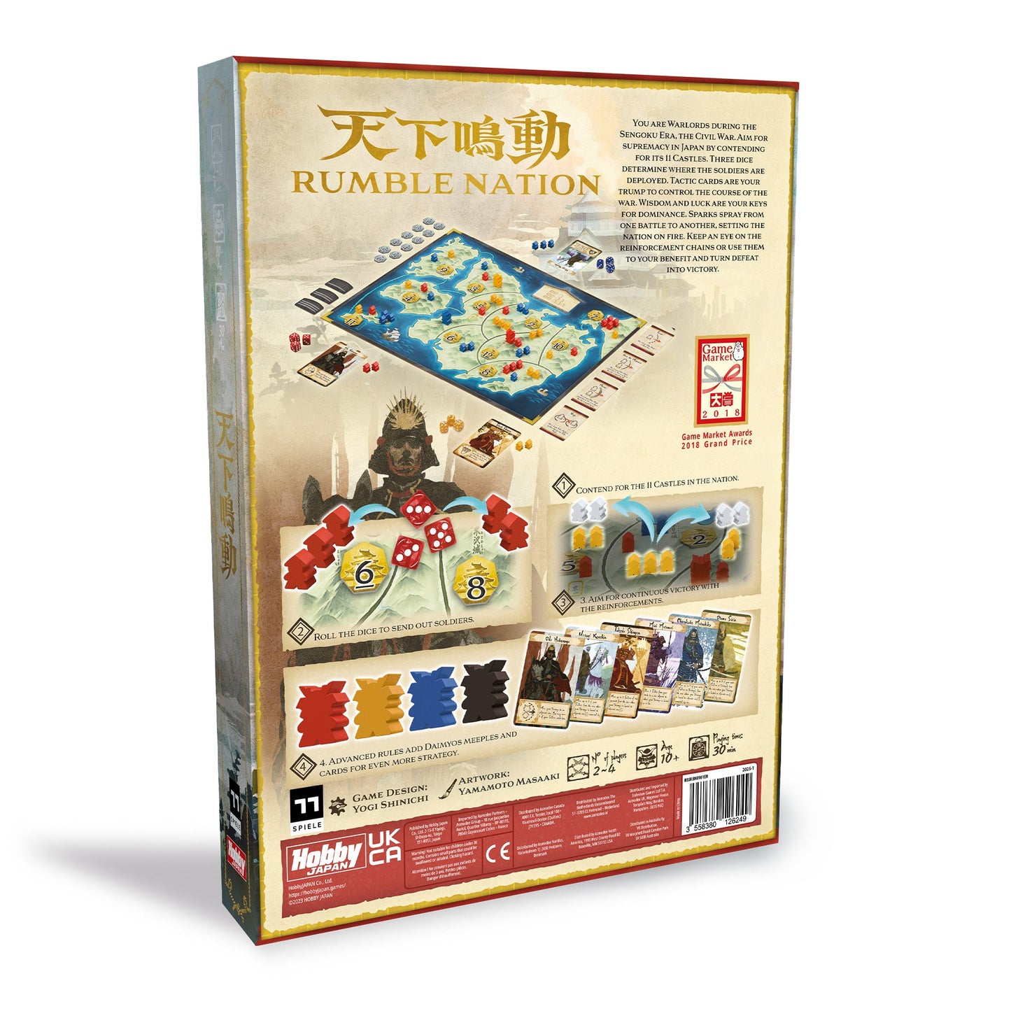 Rumble Nation Board Game - Board Game Chiến Thuật Thời Kỳ Sengoku - Hobby Japan