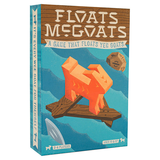 Floats McGoats Board Game - Trò chơi chiến thuật xây bè - Hootenanny Games