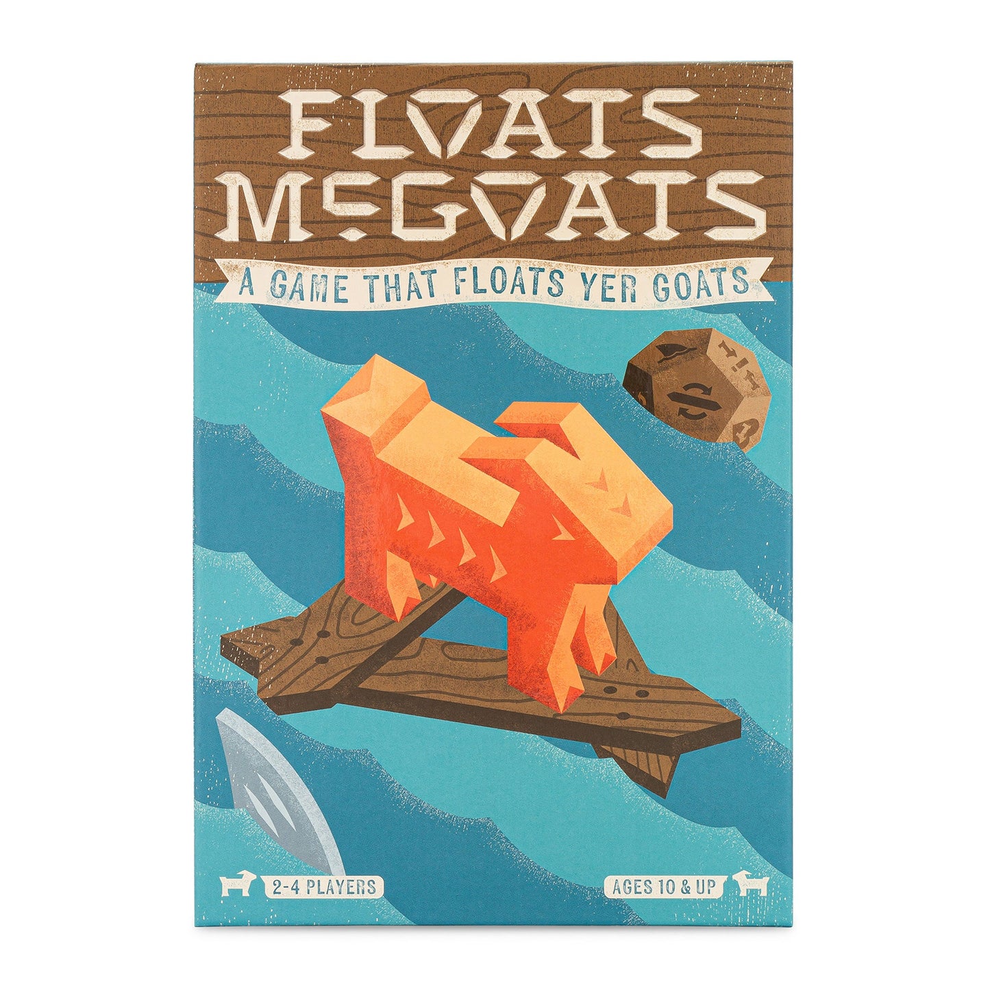 Floats McGoats Board Game - Trò chơi chiến thuật xây bè - Hootenanny Games