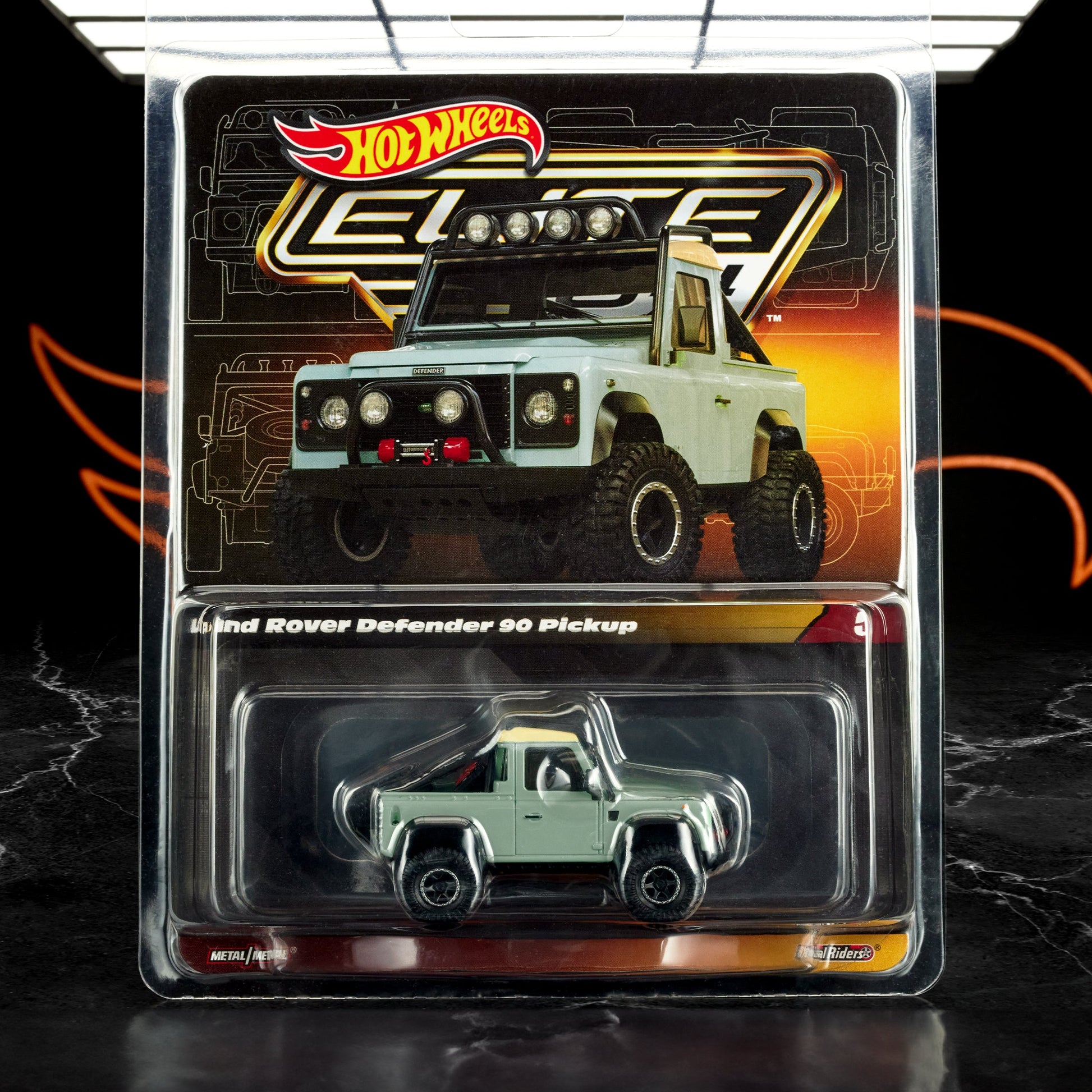 Elite 64 Series Land Rover Defender 90 Pickup Mô hình xe bán tải 1:64 Hot Wheels Hot Wheels - ảnh 7 - Mô hình xe diecast