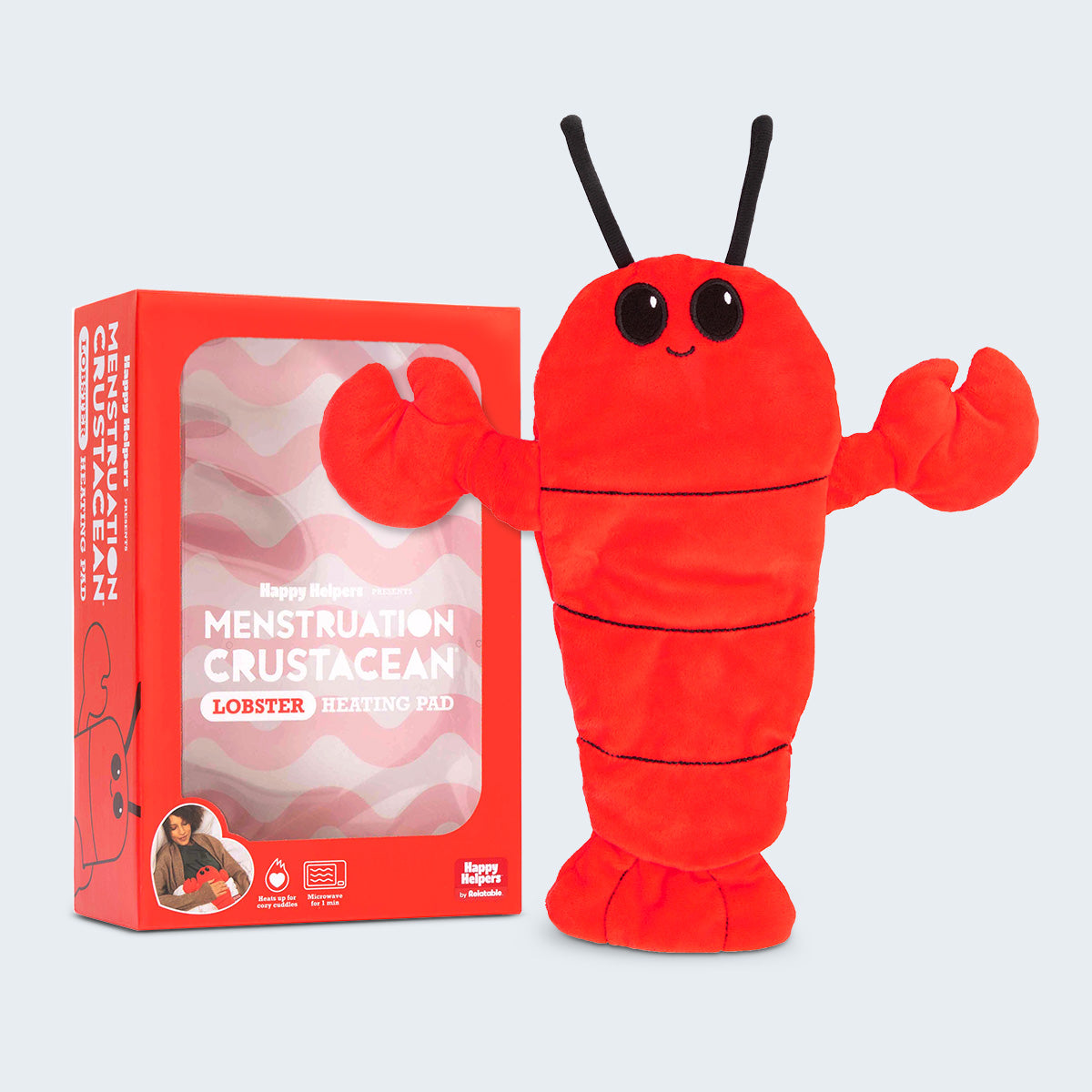 Menstruation Crustacean Lobster Heating Pad: Cute & Comforting Relief - Hình ảnh sản phẩm