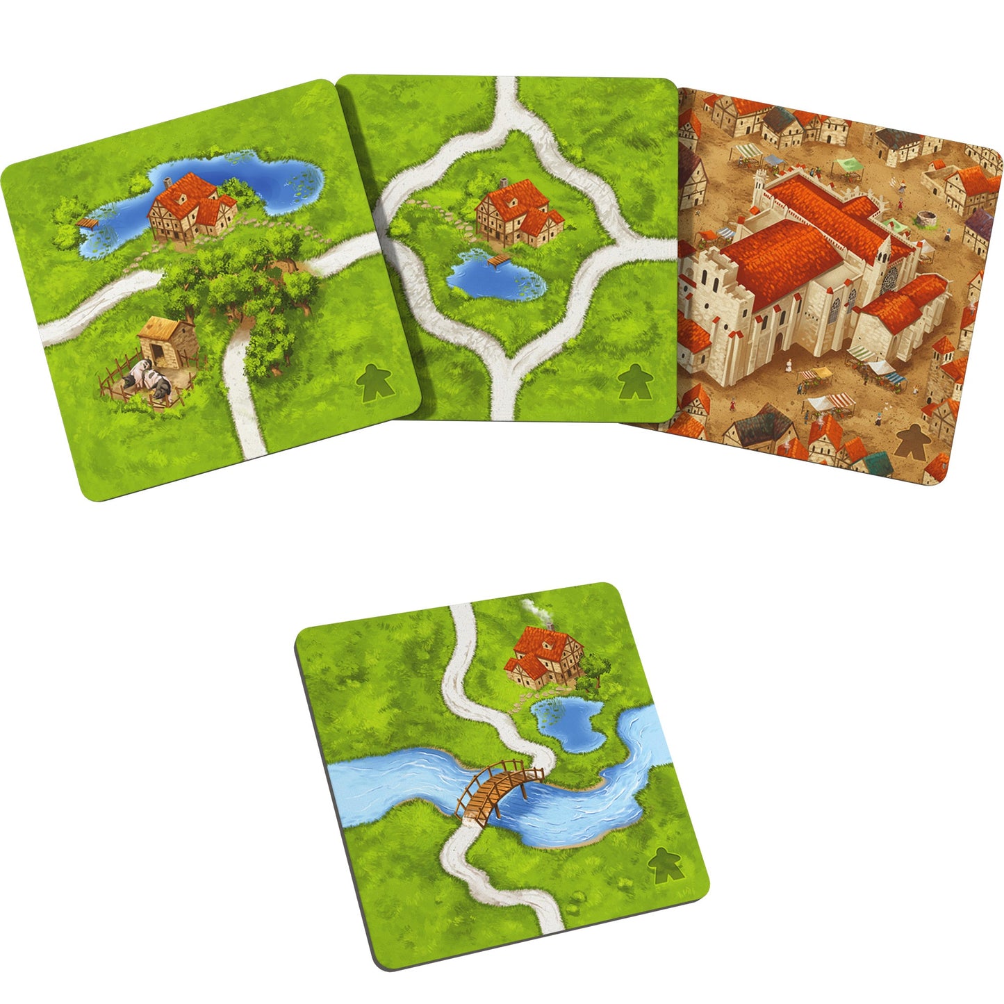 Carcassonne Exp 1 (V3.1): Inns & Cathedrals - Bản mở rộng Board Game - Hans im Glück