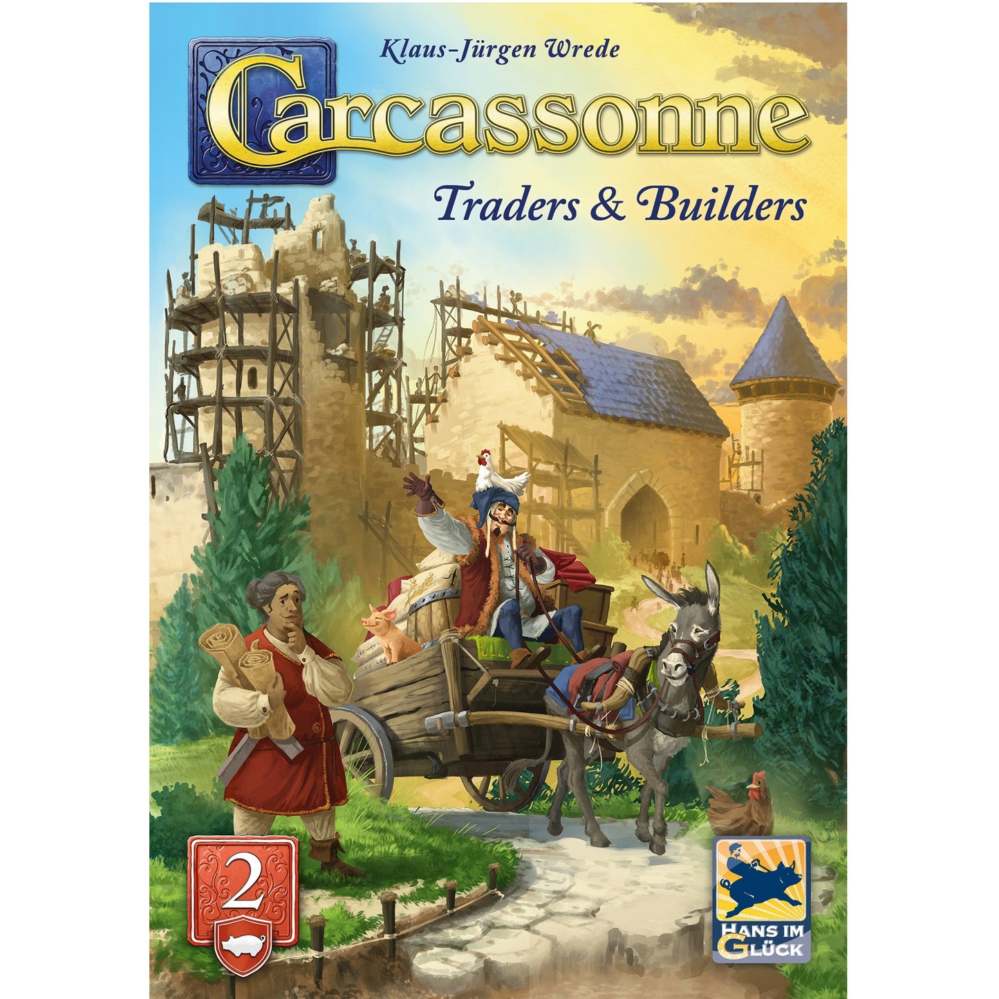 Carcassonne Exp 2 (V3.1): Traders & Builders - Bản mở rộng Board Game - Hans im Glück