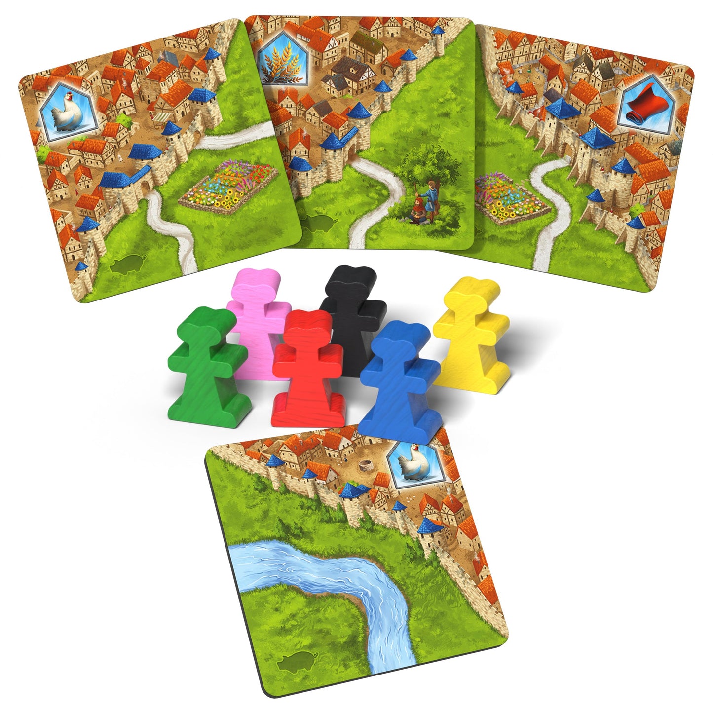 Carcassonne Exp 2 (V3.1): Traders & Builders - Bản mở rộng Board Game - Hans im Glück