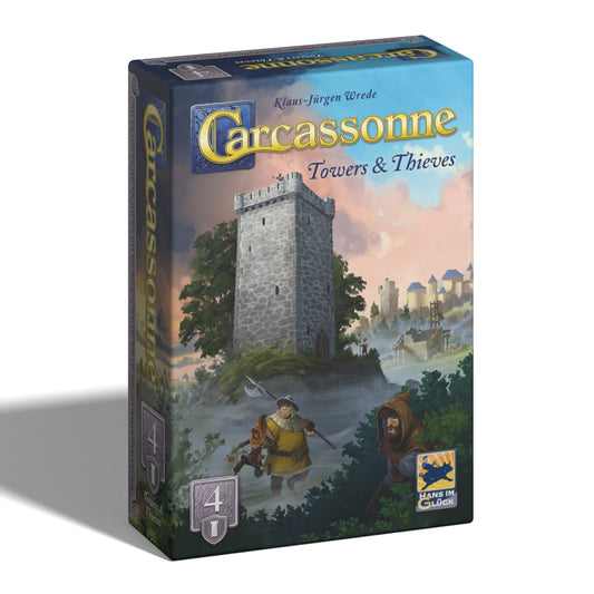 Carcassonne Exp 4 (V3.1): Towers & Thieves - Bản mở rộng Board Game - Z-Man Games