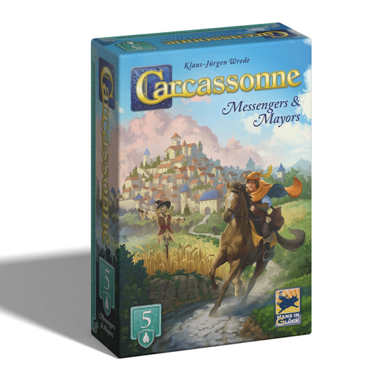 Carcassonne Exp 5 (V3.1): Messengers & Mayors - Bản mở rộng Board Game - Hans im Glück
