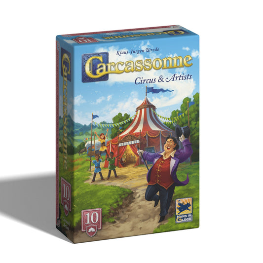 Carcassonne Exp 10 (V3.1): Circus & Artists - Bản mở rộng Board Game - Hans im Glück