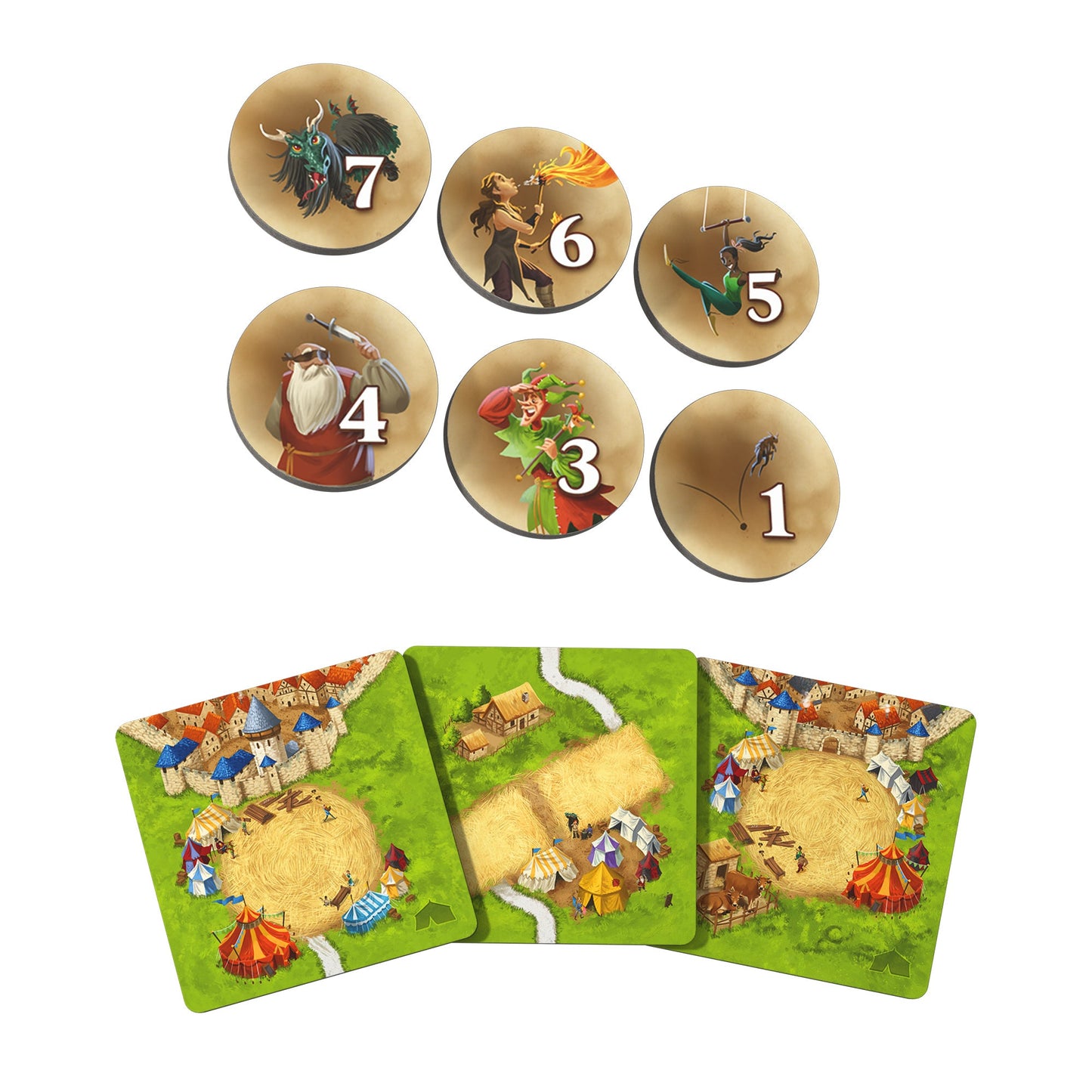 Carcassonne Exp 10 (V3.1): Circus & Artists - Bản mở rộng Board Game - Hans im Glück
