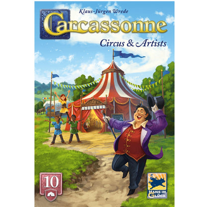 Carcassonne Exp 10 (V3.1): Circus & Artists - Bản mở rộng Board Game - Hans im Glück