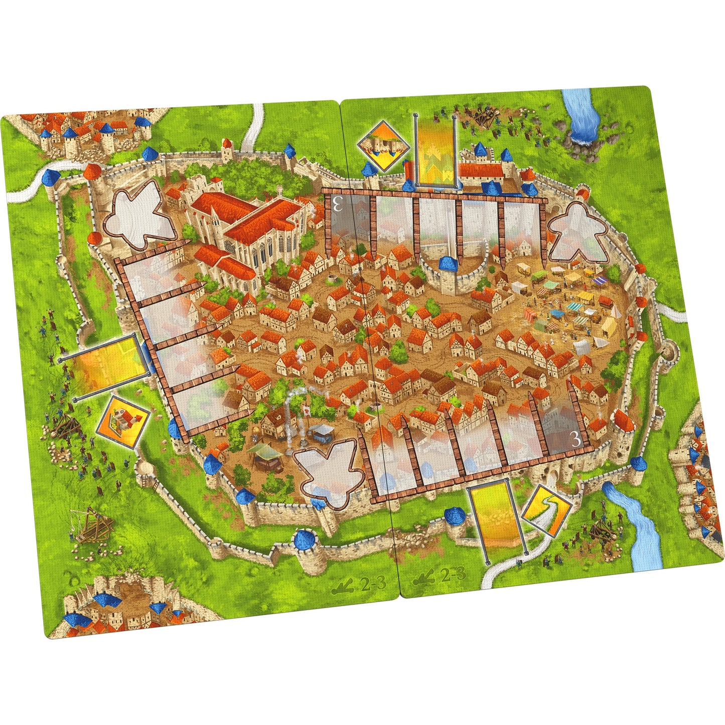Carcassonne Exp 7 (V3.1): Siege & Defense - Bản mở rộng Board game - Hans im Glück