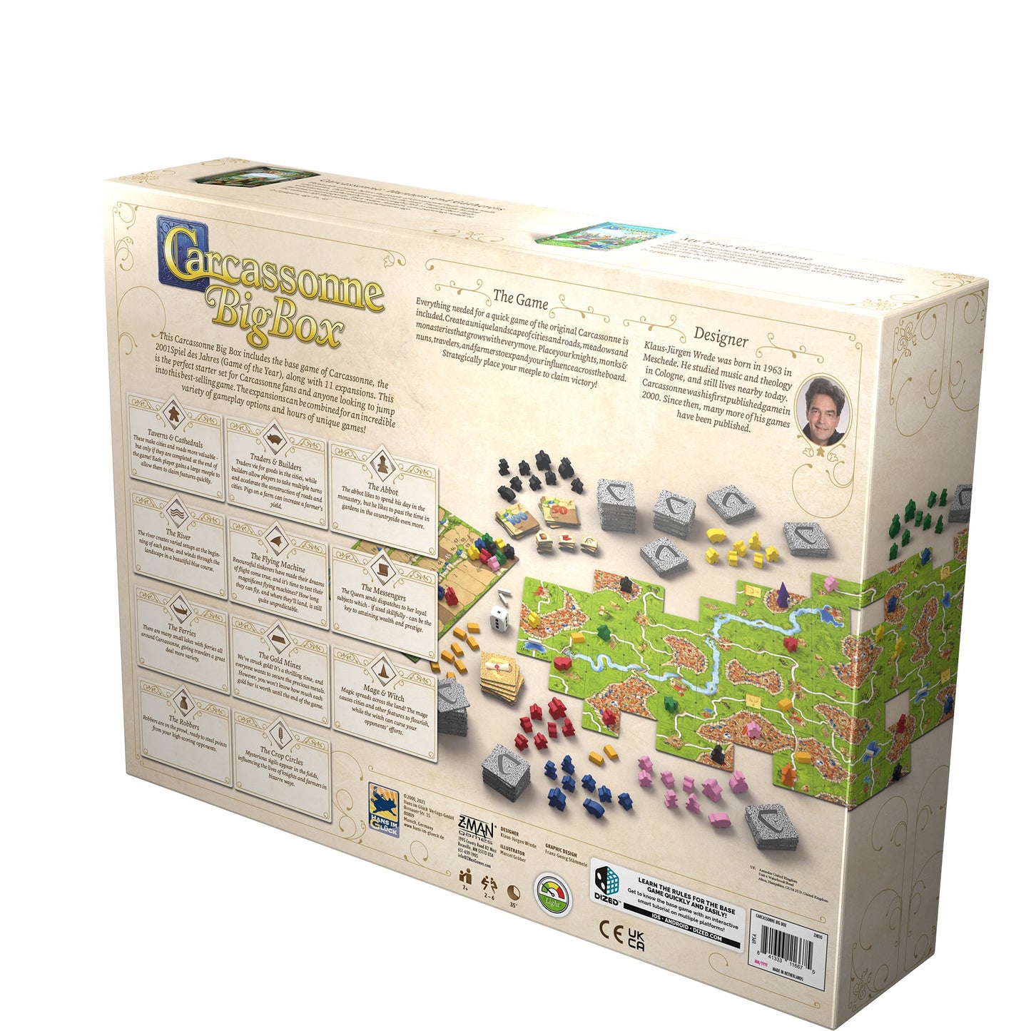 Carcassonne Big Box 2025 - Board game chiến thuật trọn bộ - Z-Man Games
