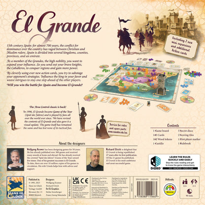 El Grande Board Game - Trò chơi chiến thuật kiểm soát lãnh thổ - Hans im Glück