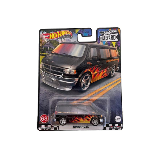 Supercar Boulevard Dodge Van Hot Wheels GJT68 - Xe mô hình die-cast tỷ lệ 1/64 - Hot Wheels