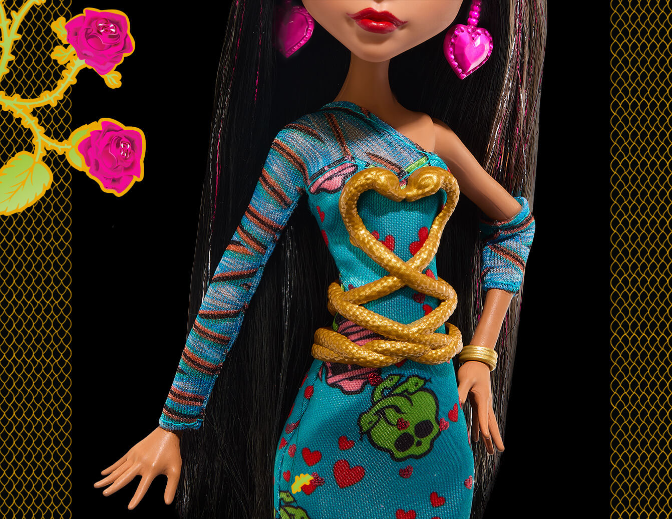 Monster High Cleo and Deuce Howliday Love Edition 2 Pack - Bộ 2 Búp Bê Sưu Tầm Phiên Bản Lễ Tình Nhân Mattel Mattel - ảnh 2 -