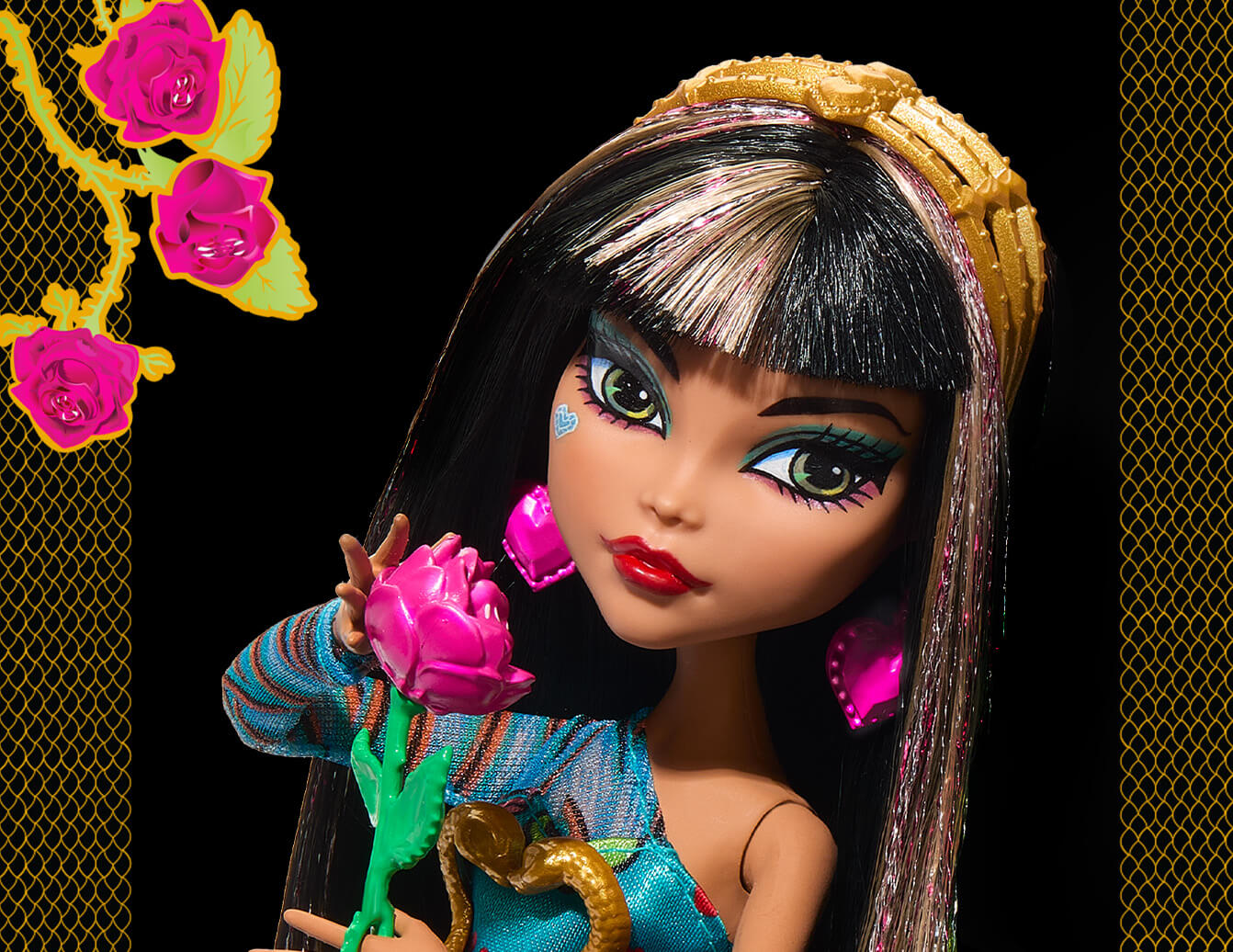 Monster High Cleo and Deuce Howliday Love Edition 2 Pack - Bộ 2 Búp Bê Sưu Tầm Phiên Bản Lễ Tình Nhân Mattel Mattel - ảnh 3 -