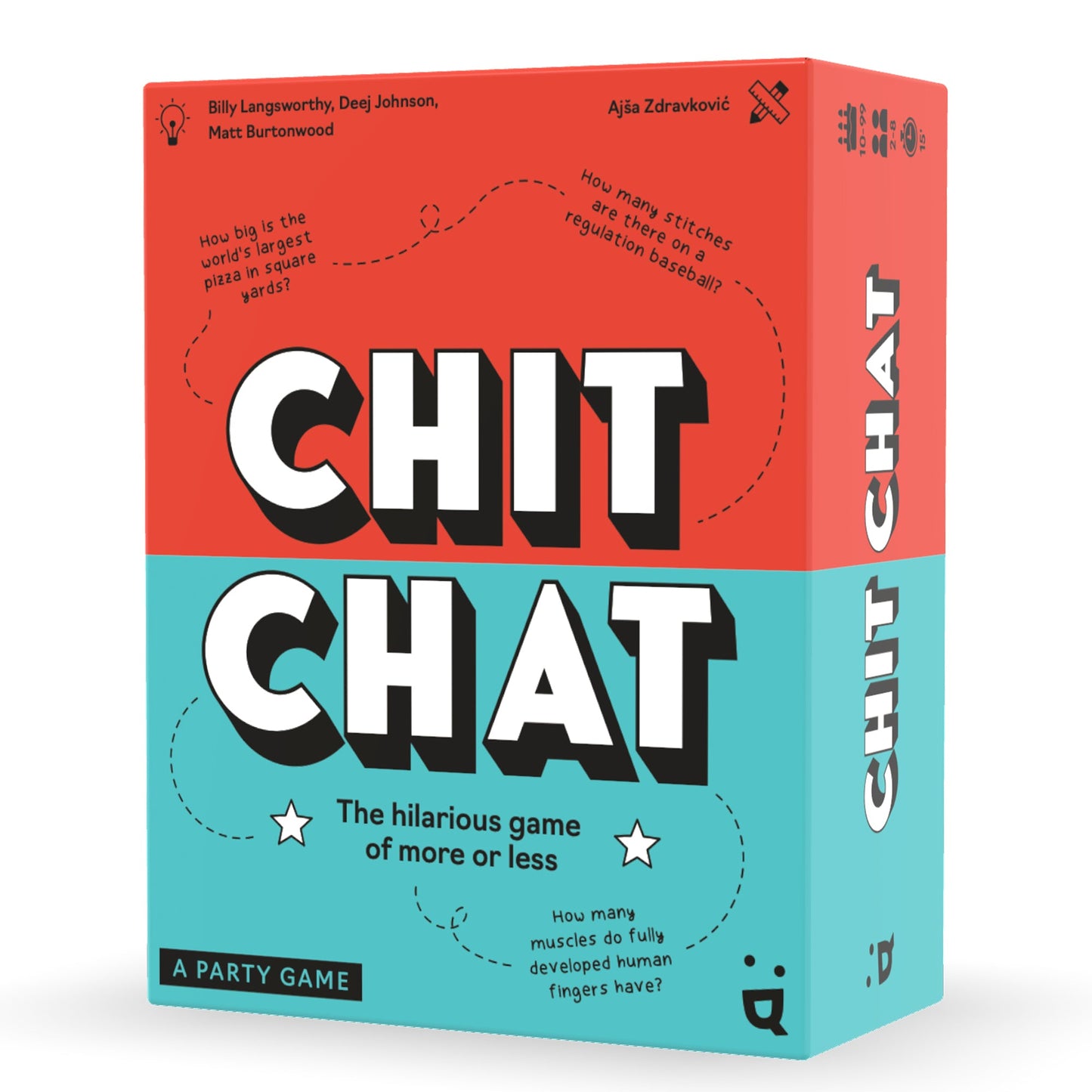 Chit Chat Party Game - Board Game Tiệc Tùng Phối Hợp - Helvetiq