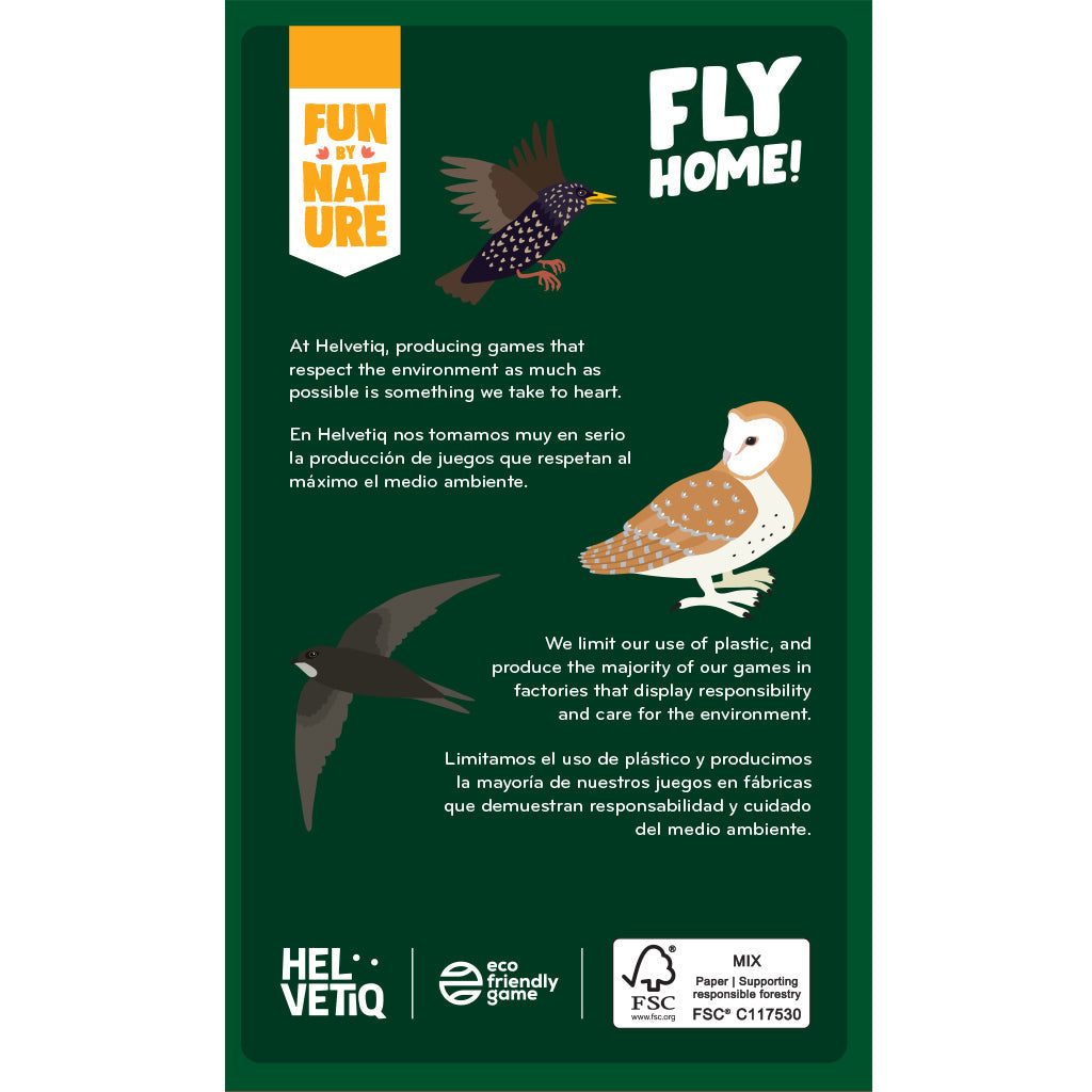 Fly Home! Card Game - Trò chơi quan sát và trí nhớ - Helvetiq