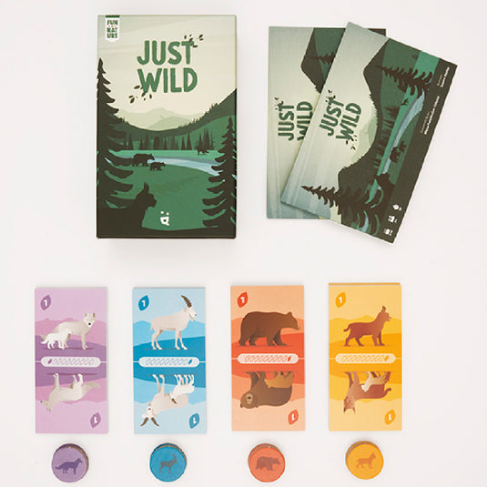 Just Wild Card Game - Board Game Chiến Thuật Động Vật - Helvetiq