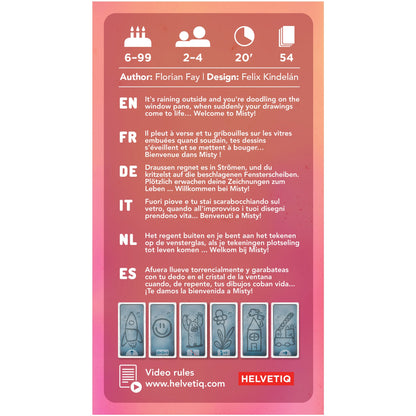 Misty Card Game - Trò Chơi Thẻ Bài Gia Đình Sáng Tạo - Helvetiq