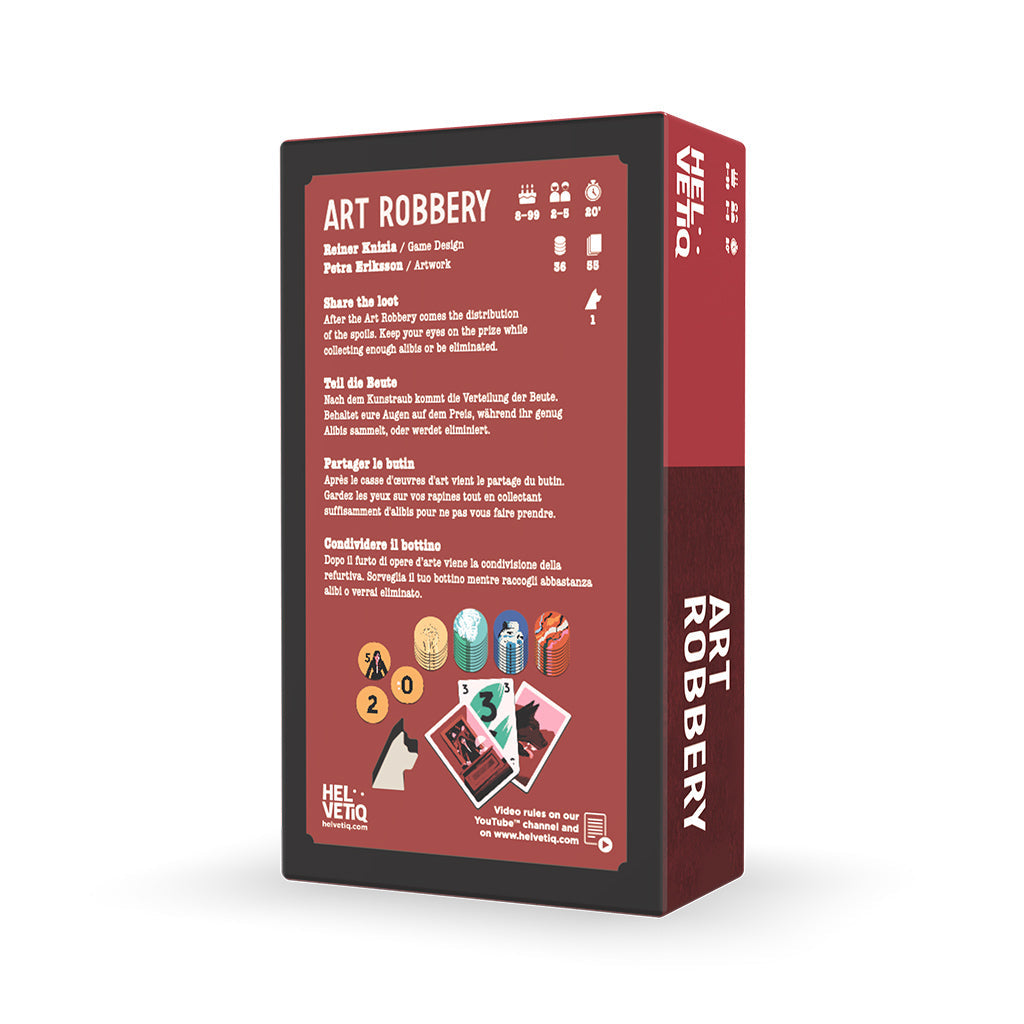 Art Robbery - Trò chơi thẻ bài chiến thuật - Helvetiq