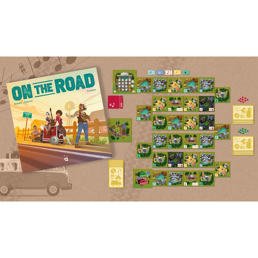 On The Road Board Game - Board Game Gia Đình Hấp Dẫn - Helvetiq